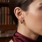 Altın Halka Küpe 2