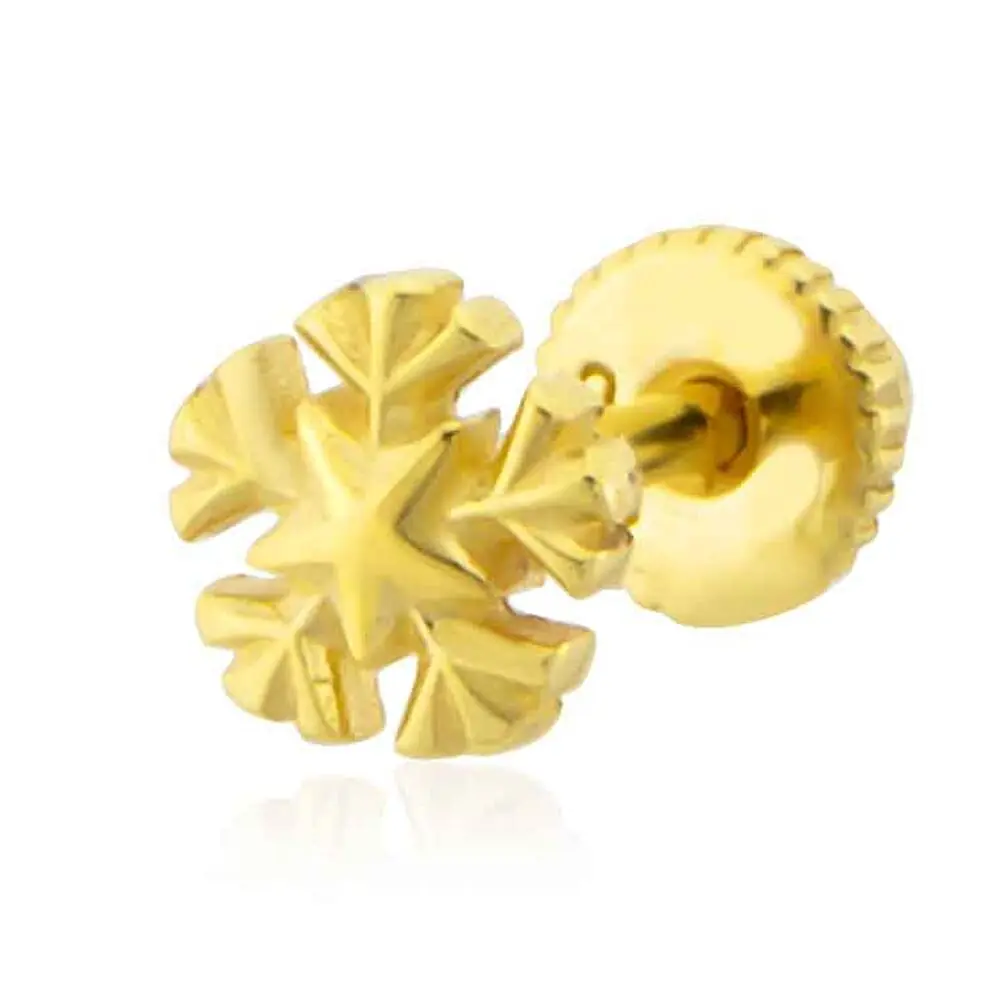 Kar Tanesi Figürlü Tragus Küpe