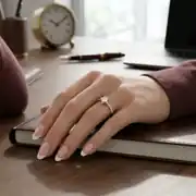 Rose Gold Lotus Yüzük 3