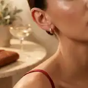 Burgu Altın Küpe Büyük Boy 2