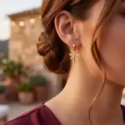 Yusufcuk Charmlı Altın Küpe 2