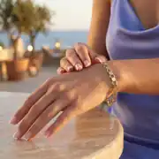 Zincirli Altın Bileklik 2