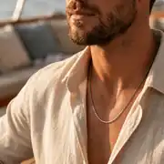 Altın Erkek Zincir Kolye 2