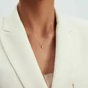 Altın Tek Taş Kolye 3