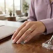 Kalp Detaylı Altın Yüzük 3