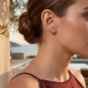 Pırlanta Kalp Küpe 0.32 Karat 2