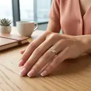 Yaprak Detaylı Altın Yüzük 3