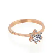 Rose Gold Lotus Yüzük 2