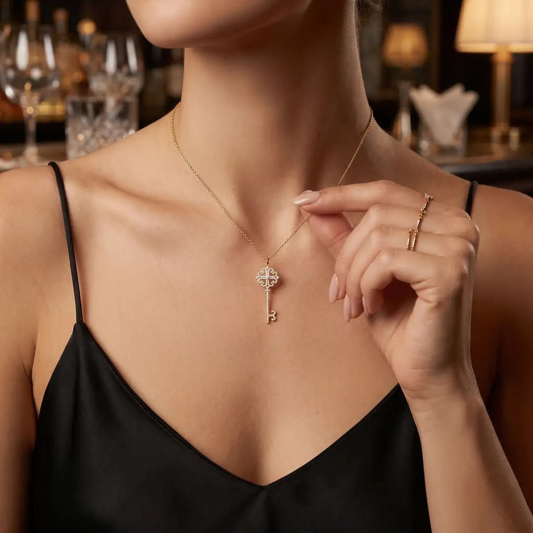 Altın Anahtar Kolye 3