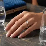 Altın Tektaş İki Renk Yüzük 3