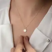 Altın Kilit Kolye 2