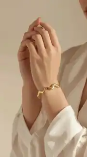 Altın Dalga Kelepçe 2