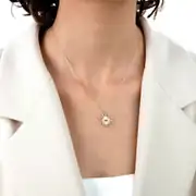 Taş Detaylı Yıldız Kolye 3