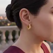 Midye Halka Küpe 2