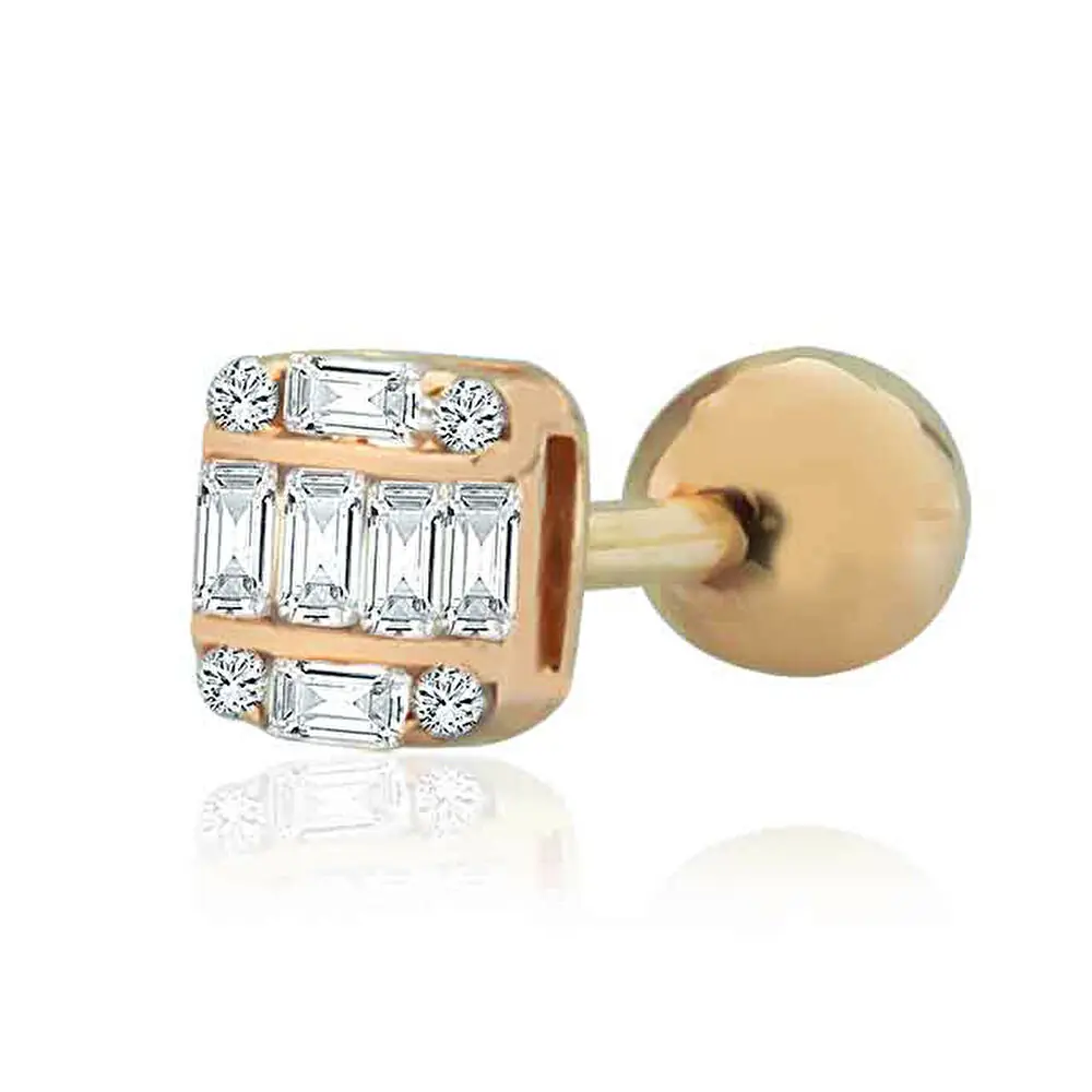 Pırlanta Baget Tragus 0.10 Karat