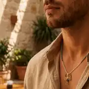 Akrep Altın Erkek Kolye 2