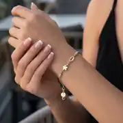 Dorika Detaylı Altın Bileklik 2